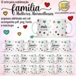 Família Mulheres Maravilhosas - Estampas Canecas
