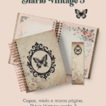 Diário Vintage 3 Wire-o/espiral (Perfeito Miolo)