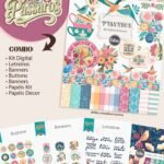 Pássaros - Combo Ilustrações e Papéis (Tita)