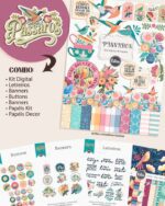 Pássaros - Combo Ilustrações e Papéis (Tita)