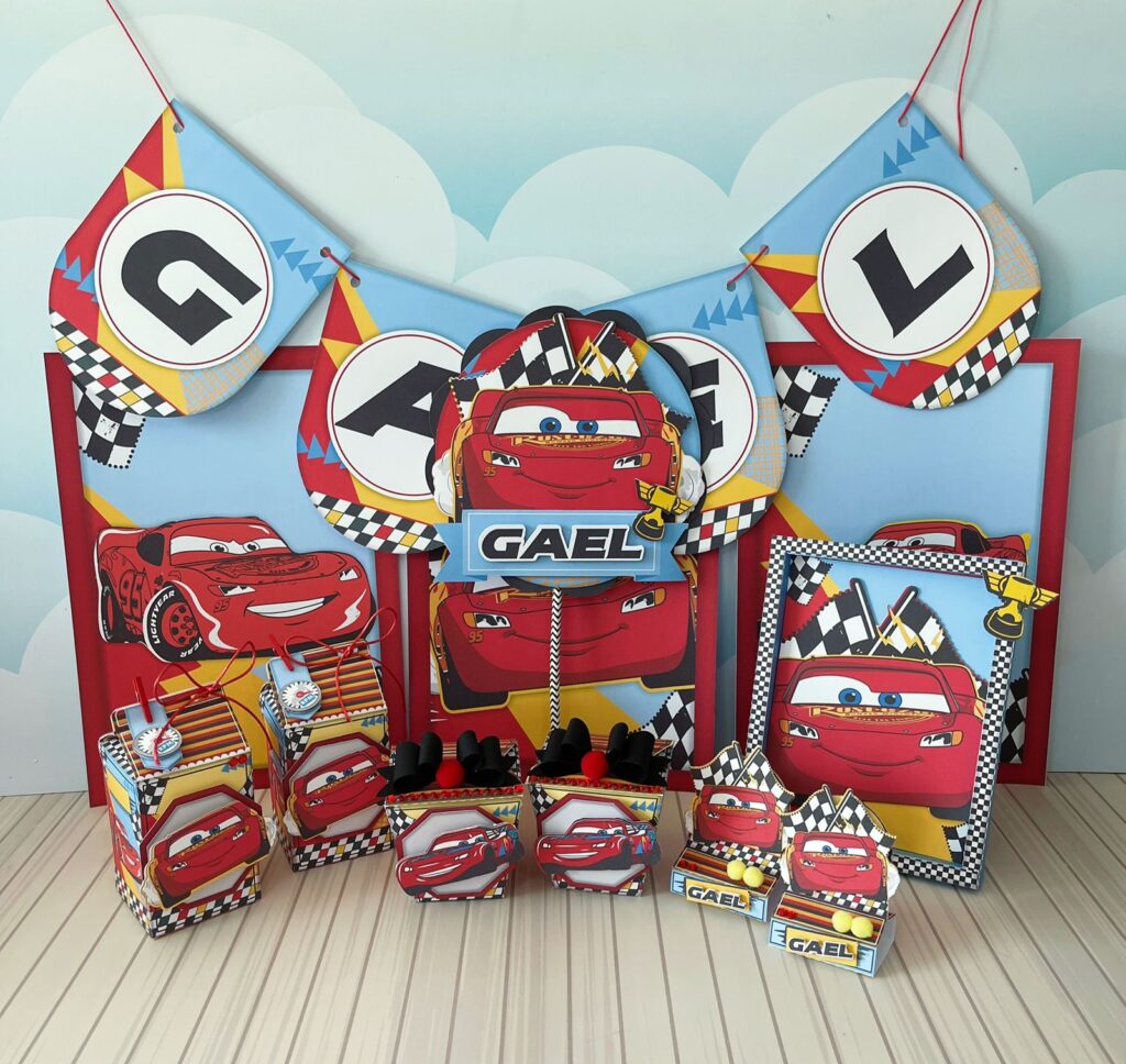 Carros Disney - Kit Festa Pronta - Imagem 1