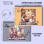 O Menino e o Cachorro - Livro de Colorir