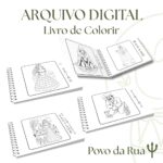 Povo da Rua - Livro de Colorir