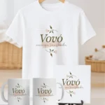 TRIO Caneca | Camisa | Azulejo Avós V4 (Vintage)