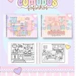 Cômodos Fofinhos - Big Livros de Colorir 2