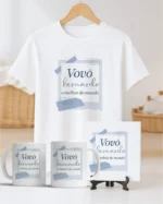 TRIO Caneca | Camisa | Azulejo Avós V4 (Vintage) - Imagem 15