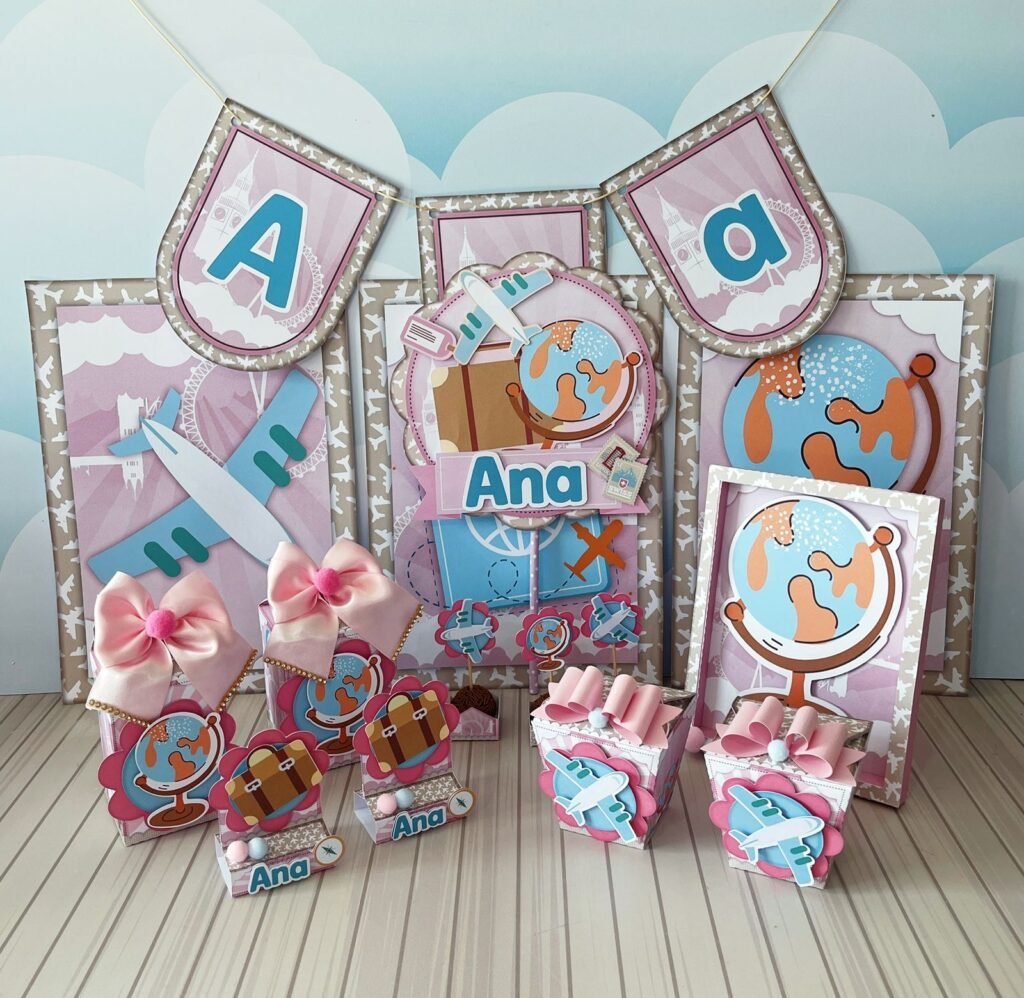 Volta ao Mundo Menina - Festa Pronta - Imagem 1