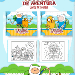 Hora da Aventura - Big Livros de Colorir