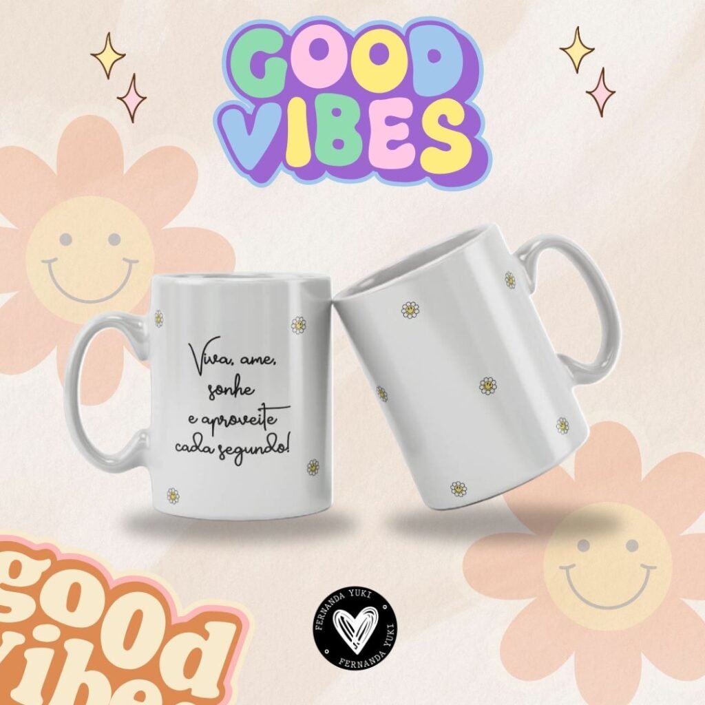 Good Vibes - Estampas Canecas - Imagem 2