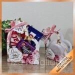 Trio de sacolas de coração P, M e G para todas ocasiões - Imagem 3