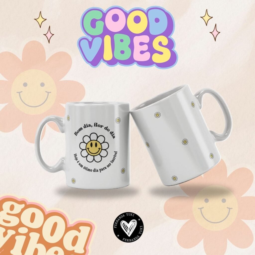 Good Vibes - Estampas Canecas - Imagem 3