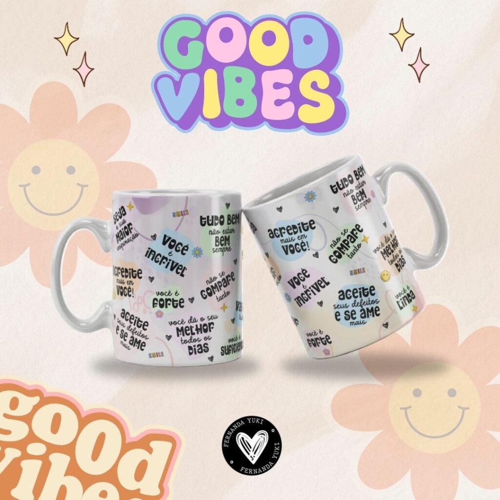 Good Vibes - Estampas Canecas - Imagem 4