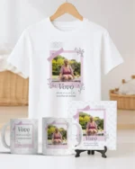 TRIO Caneca | Camisa | Azulejo Avós V4 COM FOTO (Vintage) - Imagem 6