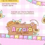 Arraiá Candy colors - Kit Digital