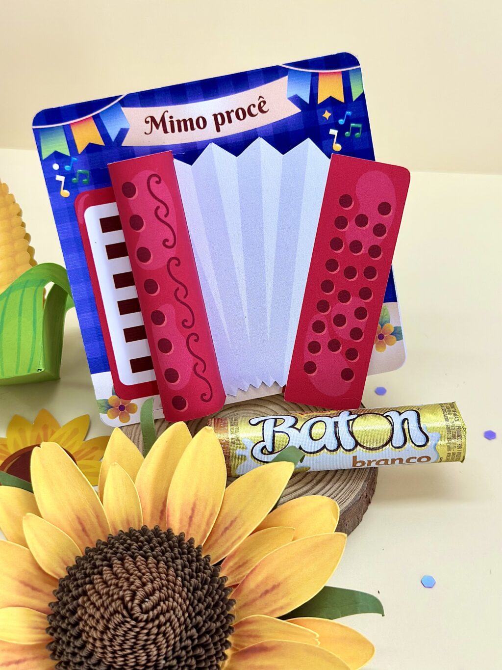 Card Sanfona baton - Festa Junina - Imagem 1