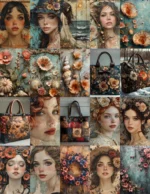 Pacote Vintage Girls - Kit Digital - Imagem 5
