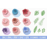 Flores 3D - Kit 1