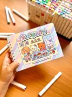 AMIGUDIS MENINAS – Arquivos de Colorir (Ana Flor) - Imagem 2