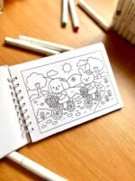 AMIGUDIS MENINAS – Arquivos de Colorir (Ana Flor) - Imagem 6