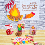 Mesversário Menina - Festa Junina