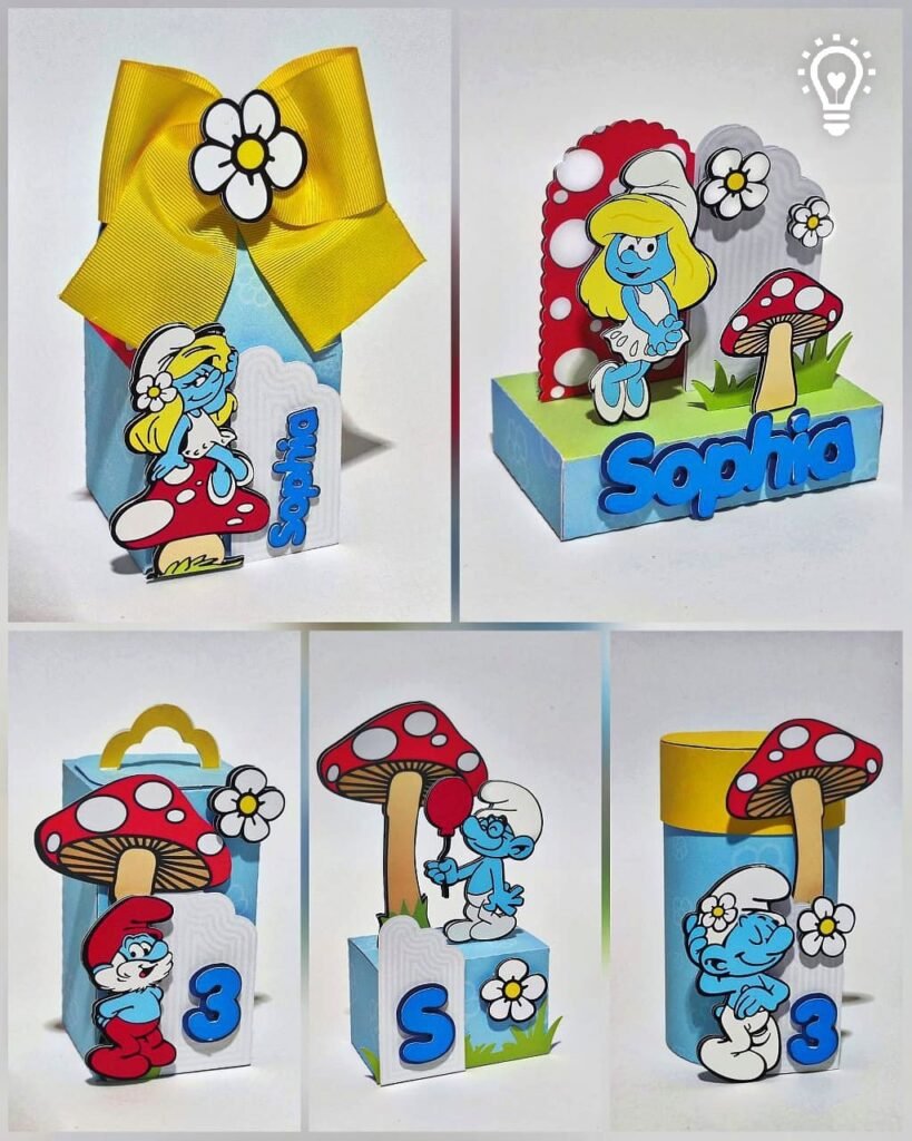 Os Smurfs - Kit Festa Pronta - Imagem 1