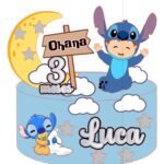 Stitch Baby Soninho - Topo de Bolo