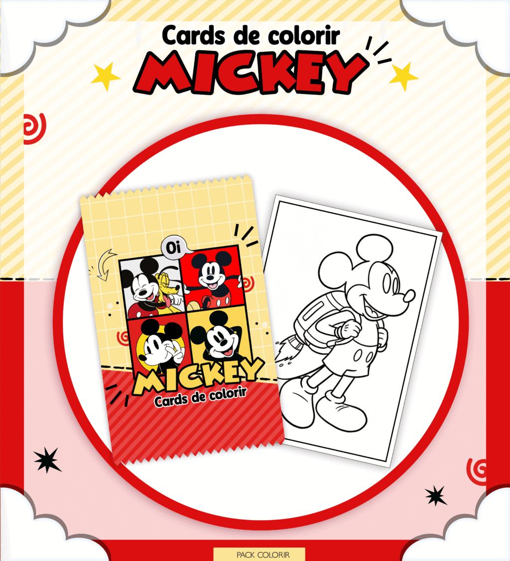 Colorir Mickey - Livro de Colorir (Lina) - Imagem 1