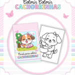 Colorir Cachorrinhas - Livro de Colorir (Lina)