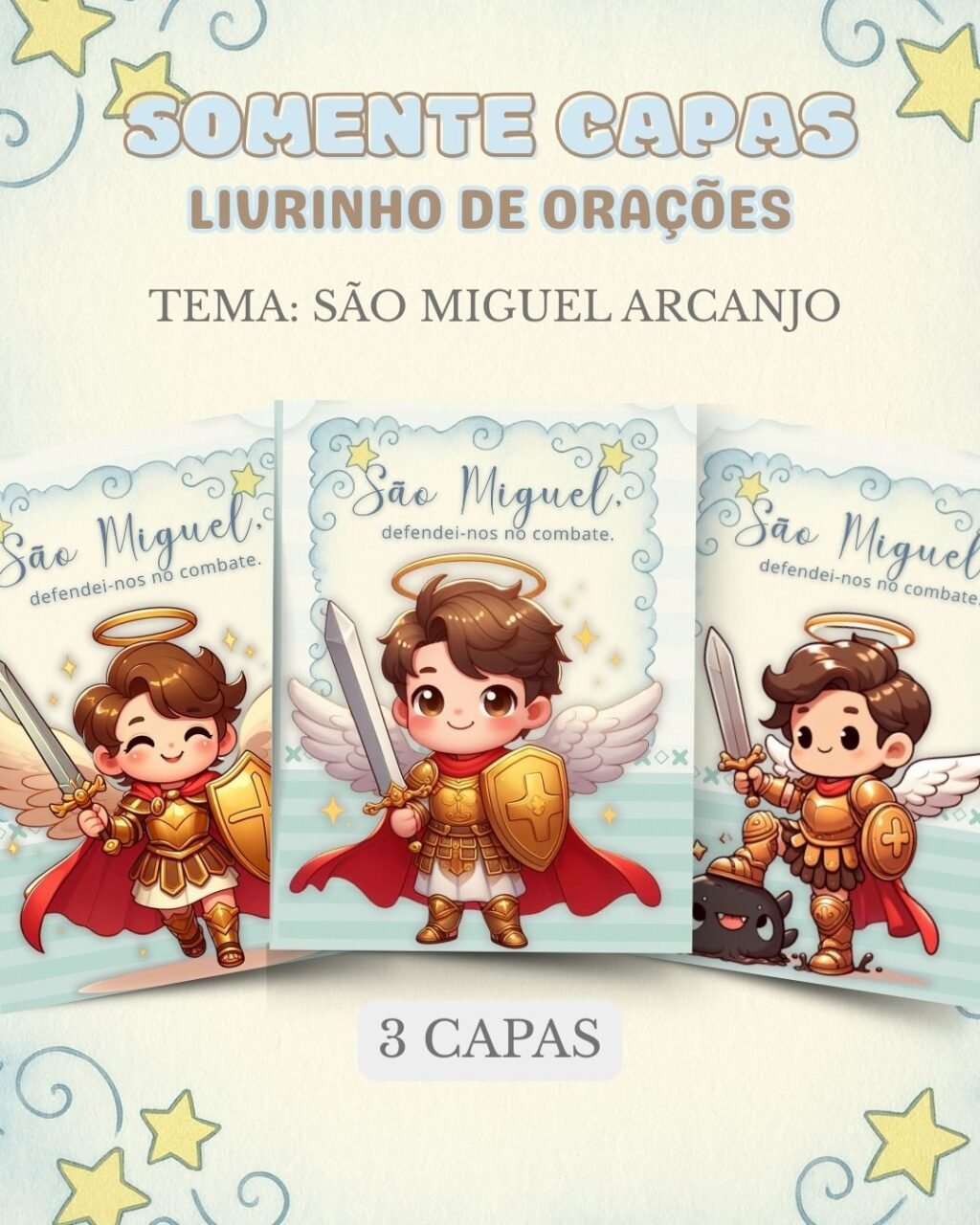 São Miguel Arcanjo - Capa Livrinho de Orações - Imagem 3