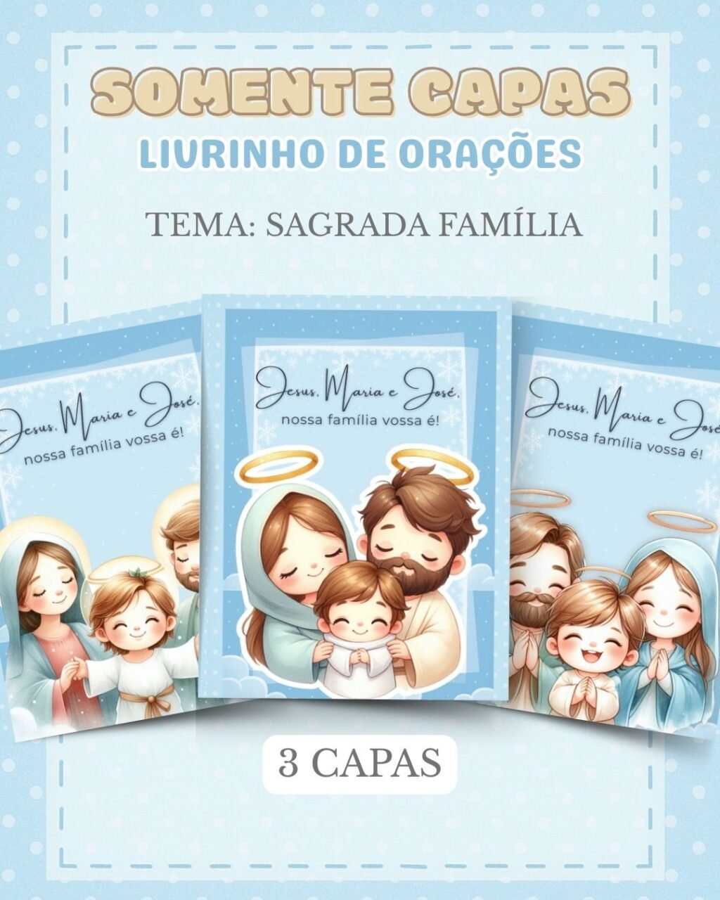 Sagrada Família - Capa Livrinho de Orações - Imagem 3