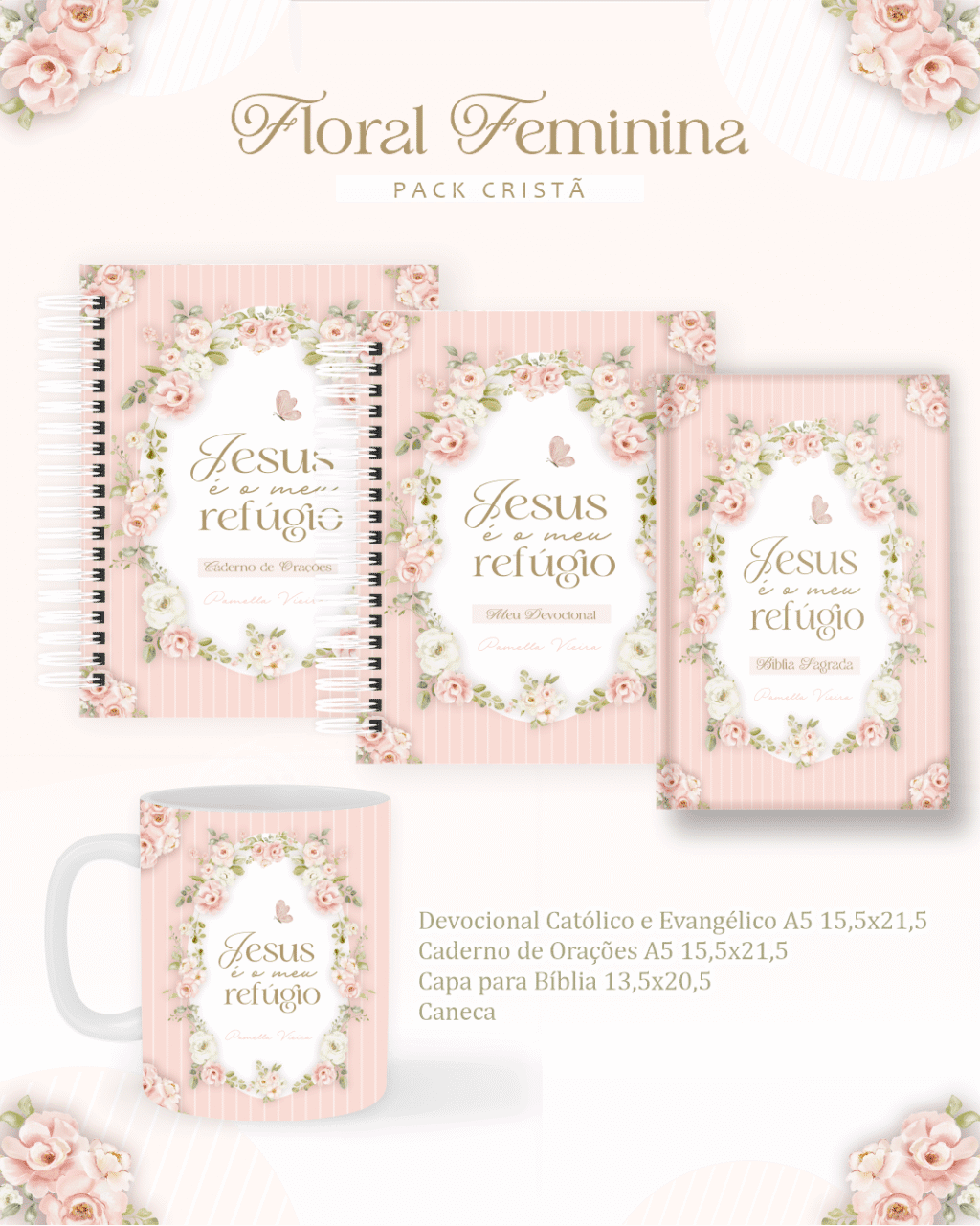 Cristã Floral - Cristã Adulto (Pamella) - Imagem 1