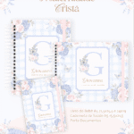 Alfabeto Floral Menina - Maternidade