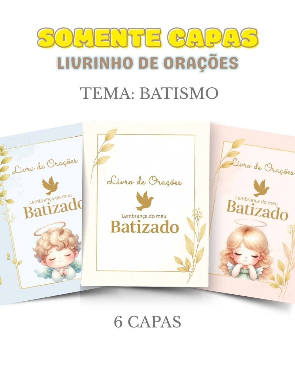 Batismo - Capa Livrinho de Orações - Imagem 2