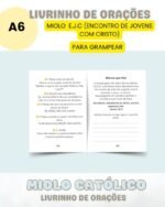 Miolo Livrinho de Orações - Versão E.J.C - Imagem 5
