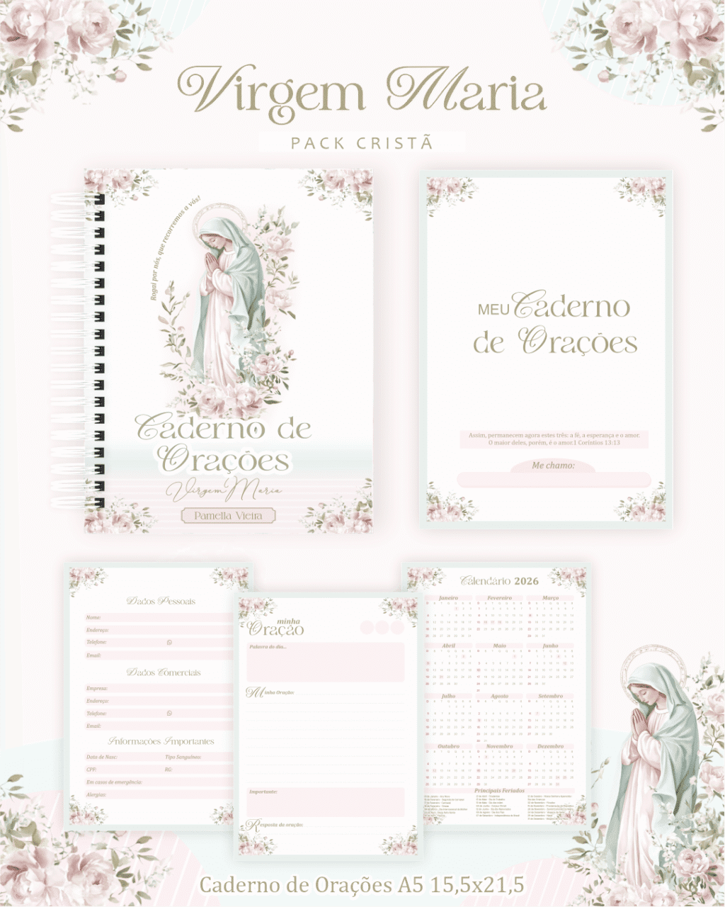 Virgem Maria - Cristã Adulto (Pamella) - Imagem 2