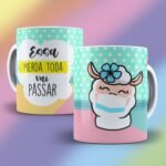 Lhama Irritada - Estampas Canecas - Imagem 3
