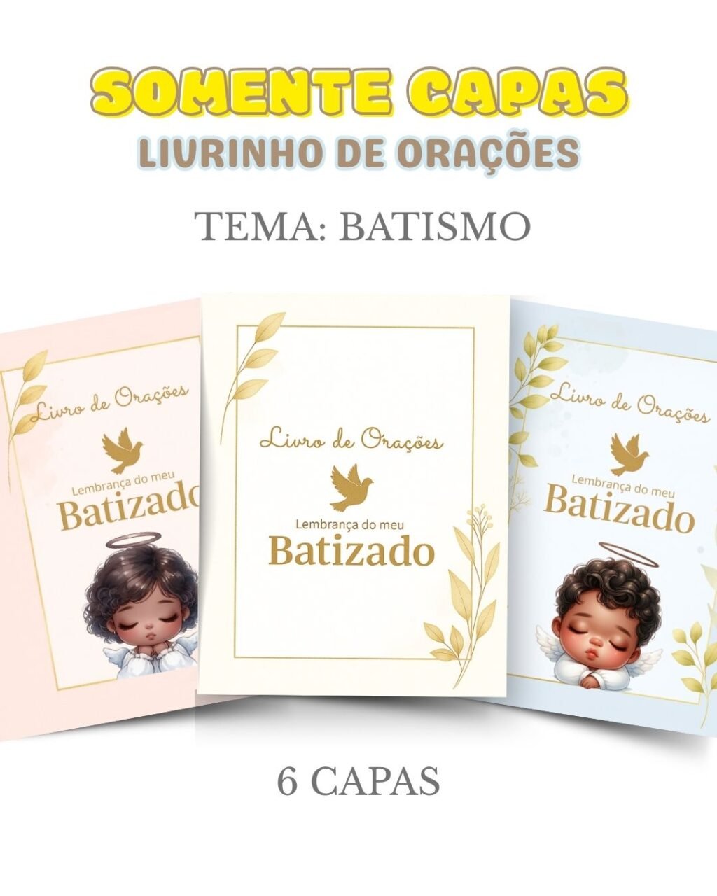 Batismo - Capa Livrinho de Orações - Imagem 3