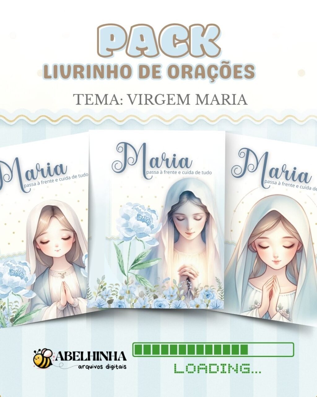 Virgem Maria - Capa Livrinho de Orações - Imagem 3