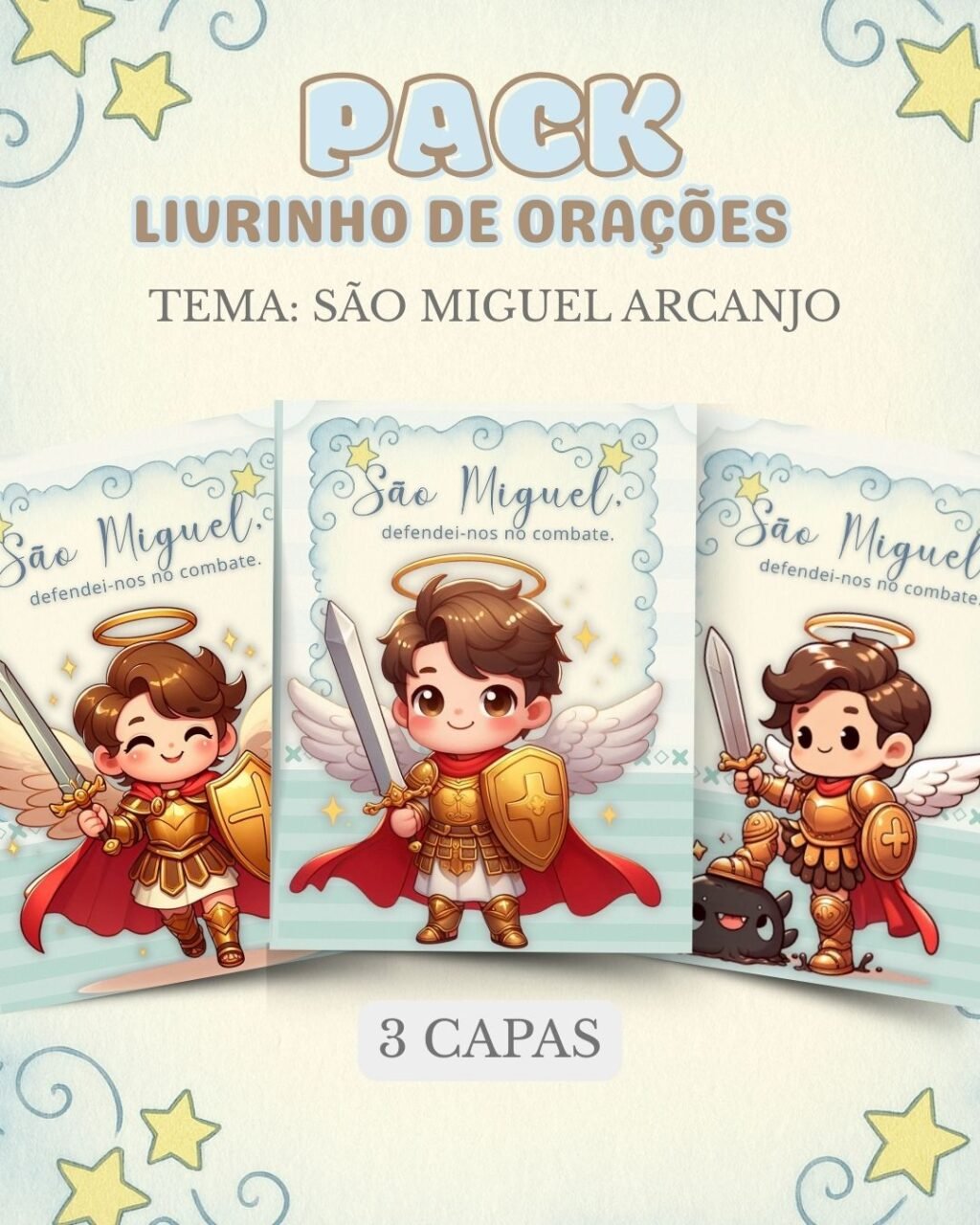 São Miguel Arcanjo - Capa Livrinho de Orações - Imagem 2