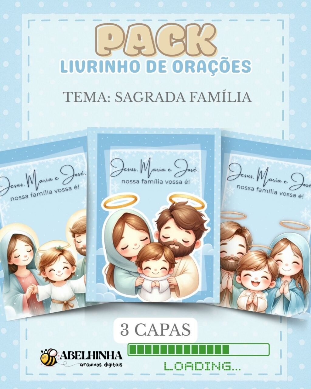 Sagrada Família - Capa Livrinho de Orações - Imagem 2