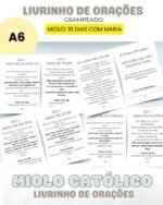 Miolo Livrinho de Orações - 18 dias com Maria