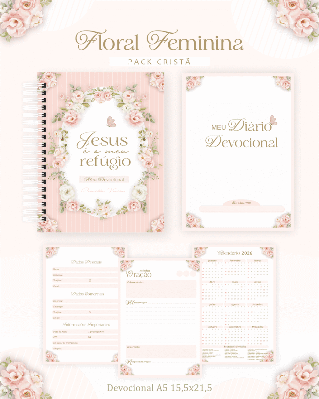 Cristã Floral - Cristã Adulto (Pamella) - Imagem 3