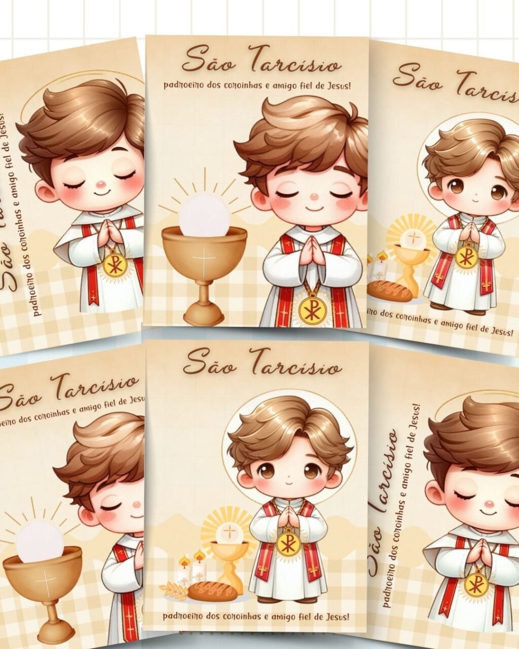 São Tarcísio - Capa Livrinho de Orações - Imagem 1