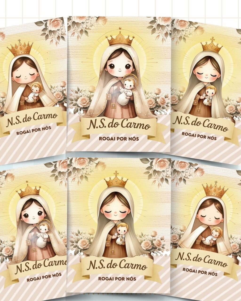 Nossa Senhora do Carmo - Capa Livrinho de Orações - Imagem 1