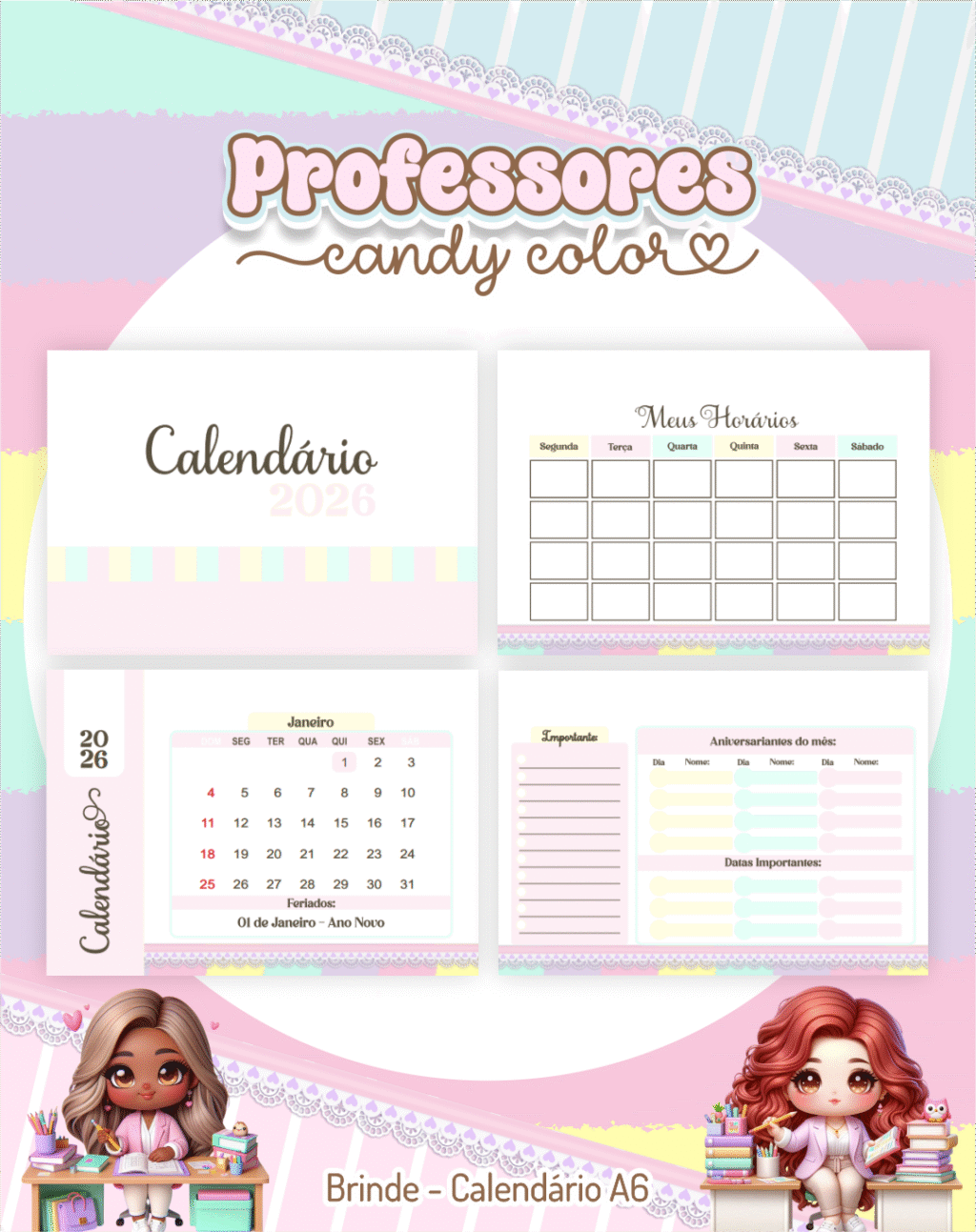 Pack Professora Candy 2026 - Imagem 3
