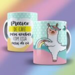 Lhama Irritada - Estampas Canecas - Imagem 9