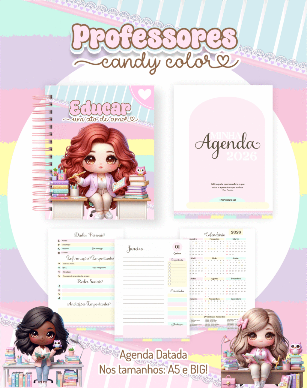 Pack Professora Candy 2026 - Imagem 5
