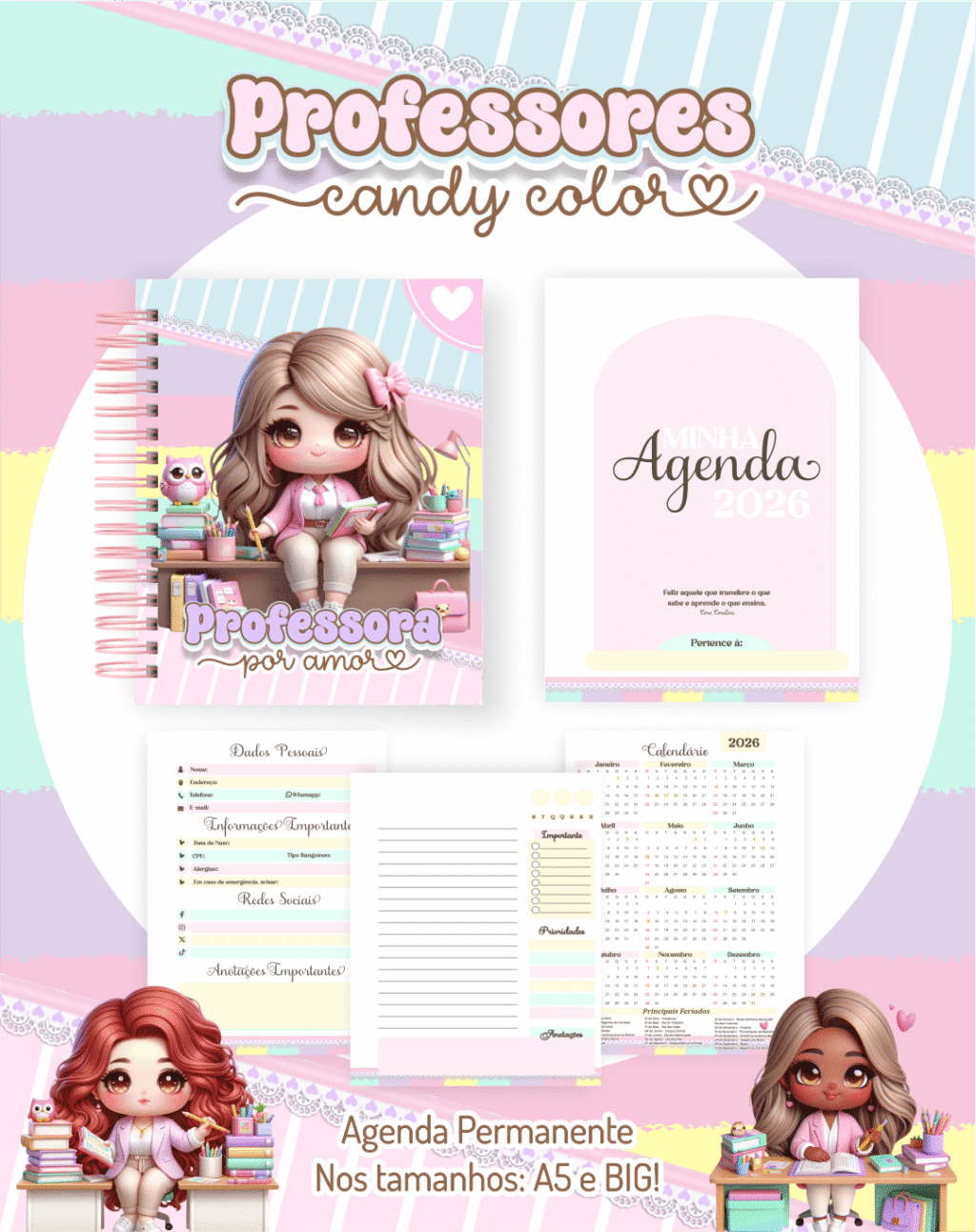 Pack Professora Candy 2026 - Imagem 6
