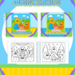 Monstrinhos - Big Livros de Colorir