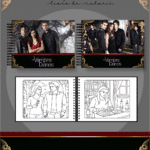 The Vampires Diaries - Big Livros de Colorir
